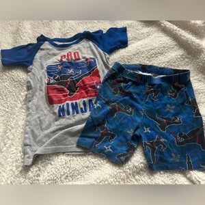 Pro Ninja pajama set size kids 8